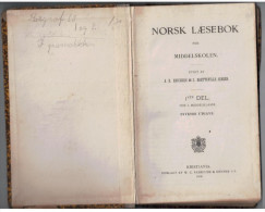 Norway Norge Book 1918  NORSK LÆSEBOK - Scandinavian Languages