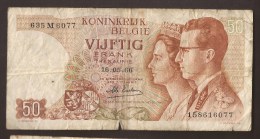 België 50 Frank 14-5- 1966 -NO: 635 Y 6077. - 50 Francs