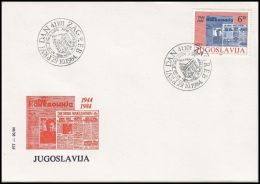 Yugoslavia 1984, FDC Cover "40 Years Daily Newspaper "Nova Makedonija"" - FDC