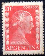 ARGENTINA 1952 Eva Peron - 20c. - Red  MNH RUST SPOT - Unused Stamps