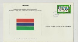 =GAMBIA1988 FDC FUSSBALL - Gambie (1965-...)