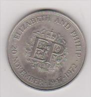 Münze Grossbritanien, 25 Pence ( CROWN ), 1972, Vzgl., - Andere & Zonder Classificatie