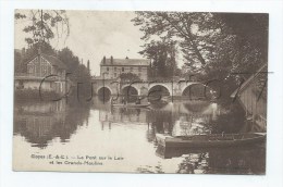 Cloyes-sur-Le-Loir (28) : Les Grands Moulins Et Barque Sur Le Loir En 1920 (animé) PF. - Cloyes-sur-le-Loir