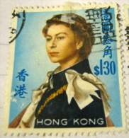 Hong Kong 1962 Queen Elizabeth II $1.30 - Used - Gebraucht