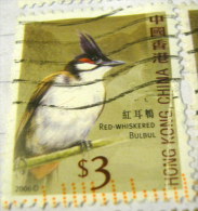 Hong Kong 2006 Bird Red Whiskered Bulbul $3 - Used - Gebraucht