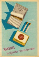 # XANTHIA CIGARETTES Belgique Belgie 1950s Advert Pubblicità Publicitè Reklame Sigarette Cigarrillos Zigaretten Tabak - Altri & Non Classificati