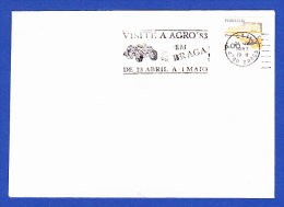 ENVELOPPE . VISITE A AGRO'83 EM BRAGA -- CACHET - BRAGA - 27.IV.1983 - Covers & Documents