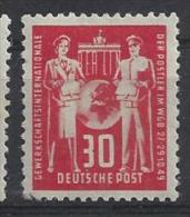 Germany (DDR) 1949 Weltpostkonferenz (**) Mi.244 (PF244 II)  MNH - Errores De Grabado