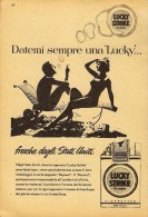 # LUCKY STRIKE CIGARETTES U.S.A. 1950s Advert Pubblicità Publicitè Reklame Sigarette Cigarrillos Zigaretten Tabak - Autres & Non Classés