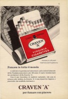 # CRAVEN A CIGARETTES U.K. ENGLAND 1950s Advert Pubblicità Publicitè Reklame Sigarette Cigarrillos Zigaretten Tabak - Otros & Sin Clasificación