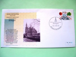 Netherlands 1988 Special First Day Cover Of Schagen Cancel - Export Vegetables Tomoato Lettuce - Church - Briefe U. Dokumente