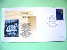 Netherlands 1988 Special First Day Cover Of Oosterhout Cancel - Leave Chart - Town House Castle Bridge - Covers & Documents