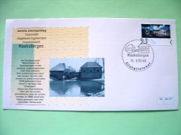 Netherlands 1988 Special First Day Cover Of Haaksbergen Cancel - Buildings - Water Mill - Briefe U. Dokumente