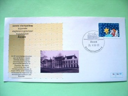 Netherlands 1988 Special First Day Cover Of Assen Cancel - Girl With Star - Religious Buildings - Briefe U. Dokumente