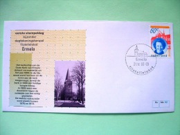 Netherlands 1988 Special First Day Cover Of Ermelo Cancel - Queen Beatrix - Church - Lettres & Documents