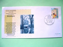 Netherlands 1988 Special First Day Cover Of Nieuwegein Cancel - Disabled Person Sport Wheel Chair Race - Castle Bridge - Covers & Documents