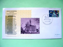 Netherlands 1988 Special First Day Cover Of Middelburg Cancel - Physics Prism Light - Town House Gothic - Covers & Documents