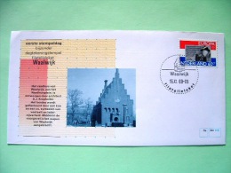 Netherlands 1988 Special First Day Cover Of Waalwijk Cancel - Europa CEPT - Queen Wilhelmina - Town House - Covers & Documents