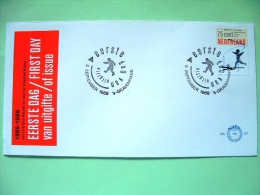 Netherlands 1989 FDC Cover - Football Soccer - Covers & Documents