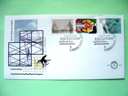 Netherlands 1990 FDC Cover - Rotterdam Reconstruction - Architecture - Storia Postale