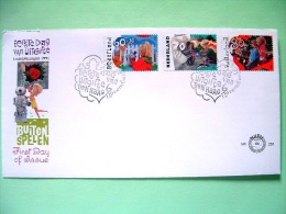 Netherlands 1991 FDC Cover - Children Playing - Doll Robot - Bicycle Race - Hide And Seek - Scott B659 - B661 = 3.65 $ - Lettres & Documents