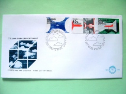 Netherlands 1994 FDC Cover - Aviation - Plane - Wind Tunnel - Clouds - Covers & Documents