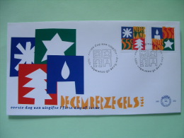 Netherlands 1994 FDC Cover - Christmas - Tree Candles Star - Cartas & Documentos