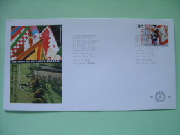 Netherlands 1996 FDC Cover - North Brabant 200 Anniv. - Music Drums Flag - Covers & Documents