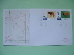 Netherlands 1997 FDC Cover - Pony - Sheep - Nature And Environment - Covers & Documents