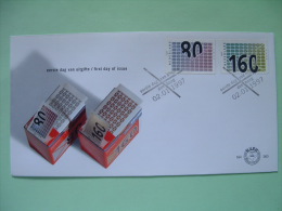 Netherlands 1997 FDC Cover - Business Stamps - Geometric Design - Covers & Documents