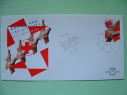 Netherlands 1997 FDC Cover - Red Cross - Hands - Scott B701 = 1.40 $ - Storia Postale