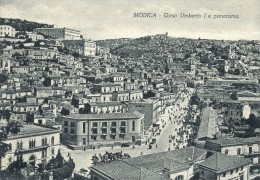 MODICA (RG) CORSO UMBERTO I' & PANORAMA 1956 - Modica