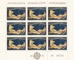 Yugoslavia Nº 1479 Al 1480 En Minipliegos De 9 Series - Unused Stamps