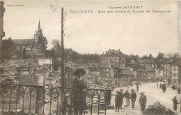 54 BACCARAT - Rue Des Ponts Et Eglise De Deneuvre - Baccarat