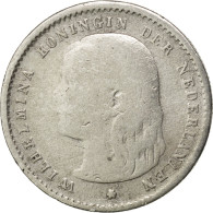 Monnaie, Pays-Bas, Wilhelmina I, 10 Cents, 1896, TB, Argent, KM:116 - 10 Centavos