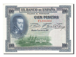 Billet, Espagne, 100 Pesetas, 1925, 1925-07-01, SUP+ - 100 Peseten