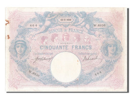 Billet, France, 50 Francs, 50 F 1889-1927 ''Bleu Et Rose'', 1916, 1916-05-15 - 50 F 1889-1927 ''Bleu Et Rose''