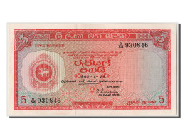 Billet, Ceylon, 5 Rupees, 1962, 1962-01-29, NEUF - Sri Lanka