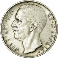 Monnaie, Italie, Vittorio Emanuele III, 10 Lire, 1928, Rome, TTB, Argent - 1900-1946 : Victor Emmanuel III & Umberto II