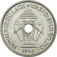 Monnaie, Lao, Sisavang Vong, 20 Cents, 1952, SUP+, Aluminium, Lecompte:5 - Laos