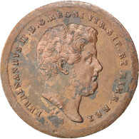 Monnaie, États Italiens, NAPLES, Ferdinando II, 2 Tornesi, 1852, TTB+, Cuivre - Naples & Sicile