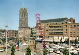 59 - DUNKERQUE - LE BEFFROI ET LA PLACE JEAN BART - HOTEL DES ARCADES   PRISUNIC - Dunkerque