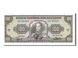 Billet, Équateur, 100 Sucres, 1990, SPL - Equateur