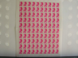 Feuilles Complètes De 100 Timbres N°2486a, Avec Bande De Phosphore à Droite - Hojas Completas