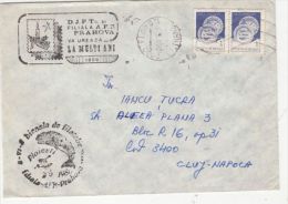 WHALE, SPECIAL POSTMARK ON COVER, 1986, ROMANIA - Baleines