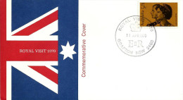 AUSTRALIA  FDC ROYAL VISIT 5 CENTS STAMP QEII DATED 23-04-1970 CAIRNS QUEENSLAND CTO SG? READ DESCRIPTION !! - Covers & Documents