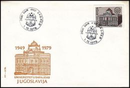 Yugoslavia 1979, FDC Cover "30 Years University Of Sarajevo" - FDC