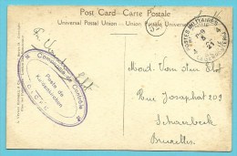 Kaart Met Stempel PMB 4 Op 5/11/21 Met Stempel COMPAGNIE DE CONTROLE / POSTE DE KALDENKIRCHEN  / C.I.C.F.C. - Lettres & Documents