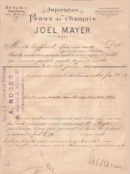 BERLIN 1903 JOEL MAYER  Peaux De Chamois - Straßenhandel Und Kleingewerbe