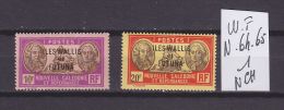 FRANCE. TIMBRE. COLONIE FRANCAISE. WALLIS ET FUTUNA. N°.......64. 65. - Ongebruikt